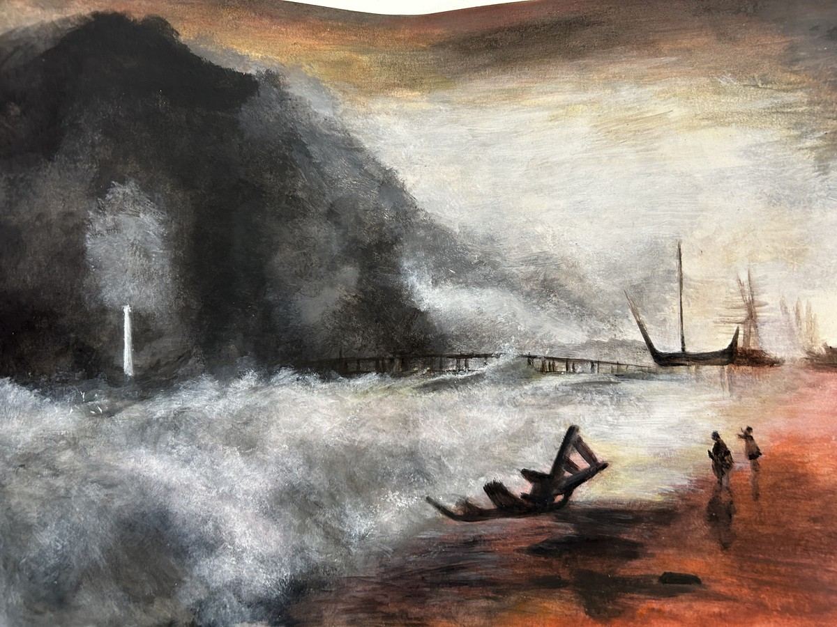 Seascape painting by Emily
